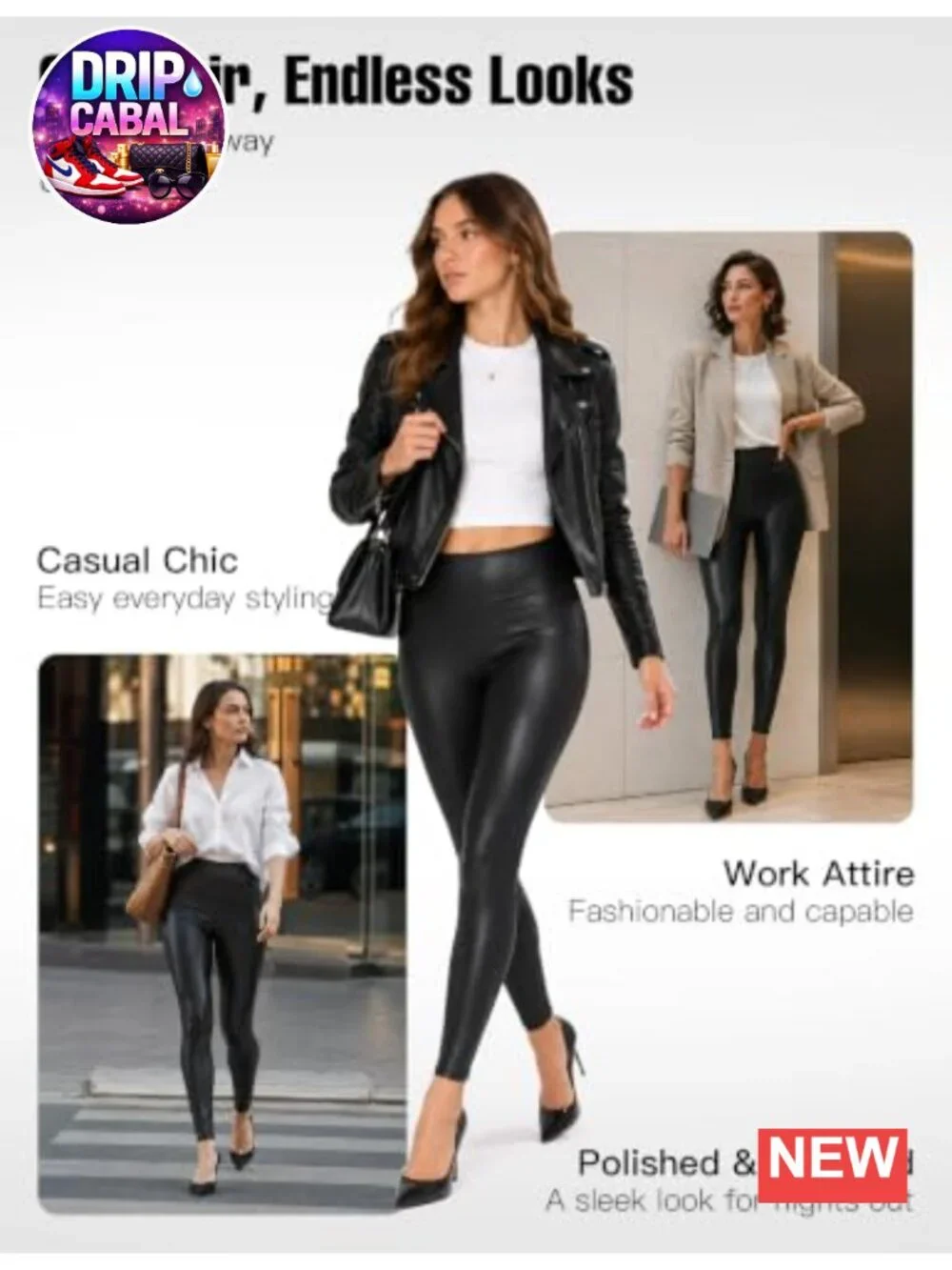 N/A sleek faux